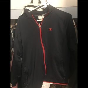Champion power train jacket! Black and red color